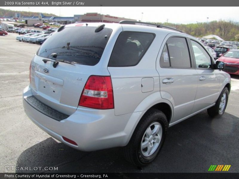 Bright Silver / Gray 2009 Kia Sorento LX 4x4