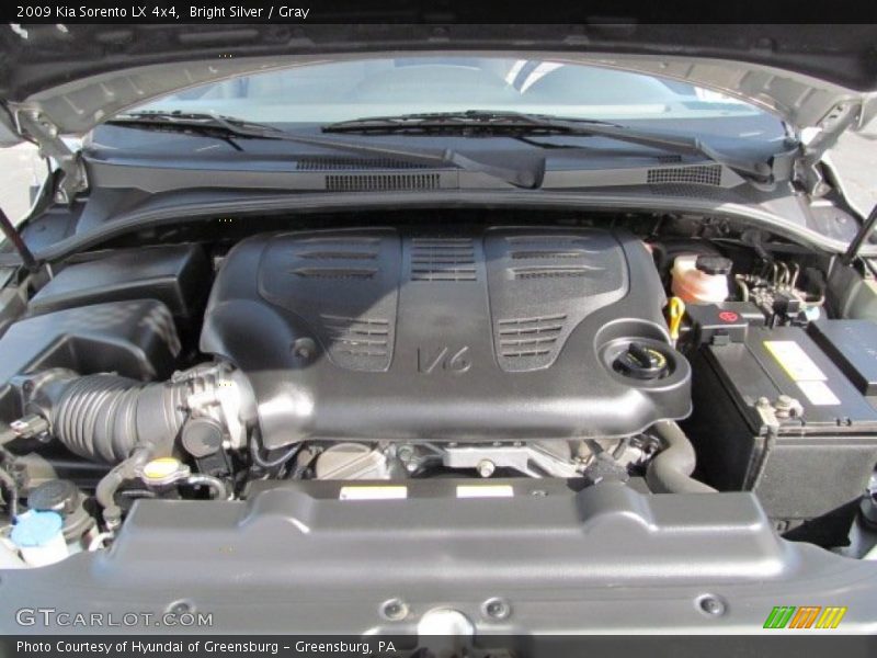 Bright Silver / Gray 2009 Kia Sorento LX 4x4