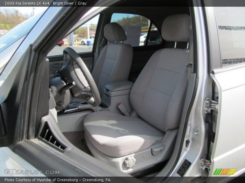 Bright Silver / Gray 2009 Kia Sorento LX 4x4
