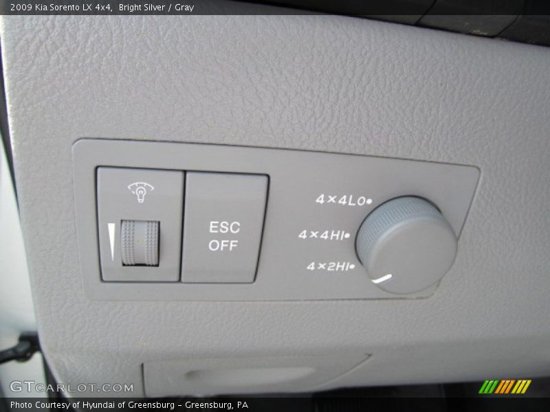 Bright Silver / Gray 2009 Kia Sorento LX 4x4