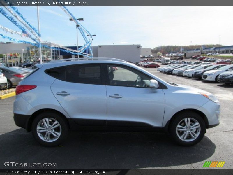 Aurora Blue / Taupe 2012 Hyundai Tucson GLS