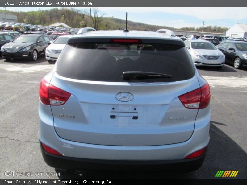 Aurora Blue / Taupe 2012 Hyundai Tucson GLS