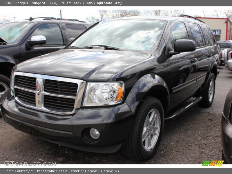 Brilliant Black / Dark/Light Slate Gray 2008 Dodge Durango SLT 4x4