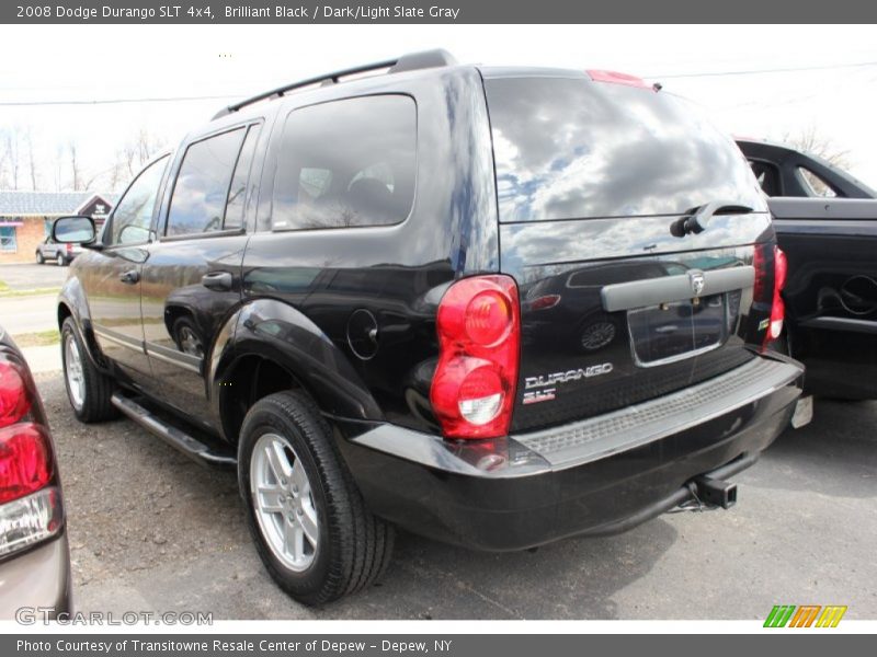 Brilliant Black / Dark/Light Slate Gray 2008 Dodge Durango SLT 4x4