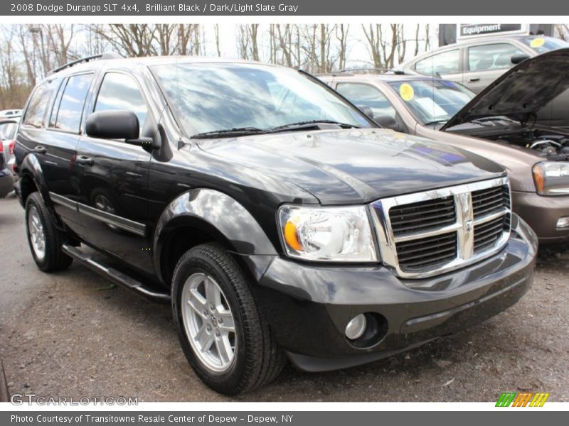 Brilliant Black / Dark/Light Slate Gray 2008 Dodge Durango SLT 4x4