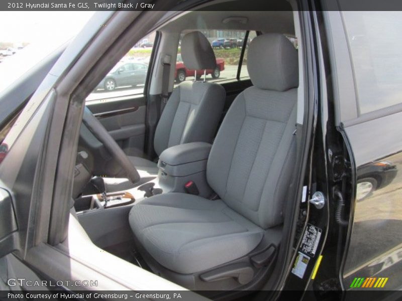 Twilight Black / Gray 2012 Hyundai Santa Fe GLS