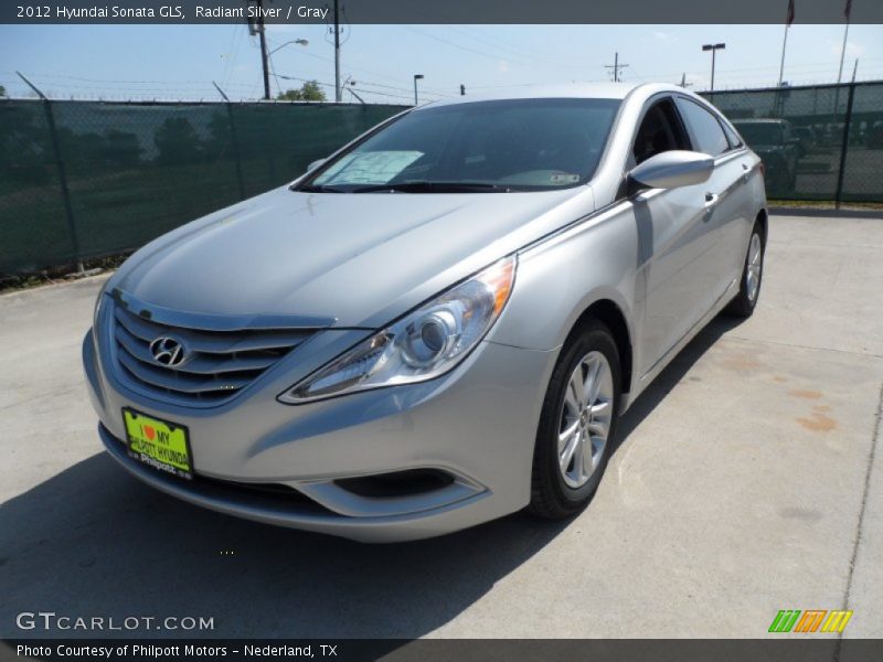 Radiant Silver / Gray 2012 Hyundai Sonata GLS