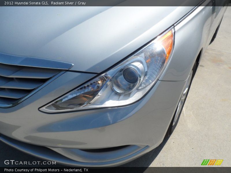 Radiant Silver / Gray 2012 Hyundai Sonata GLS