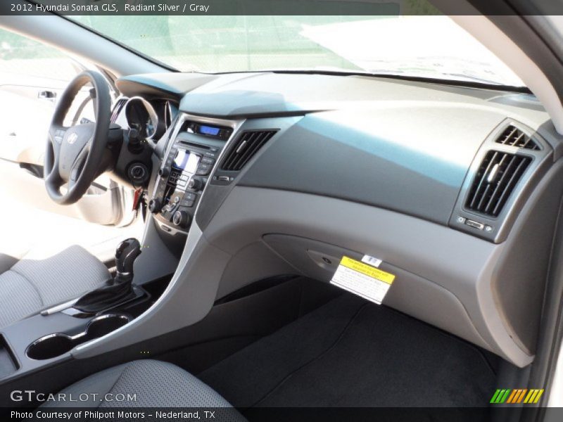 Radiant Silver / Gray 2012 Hyundai Sonata GLS