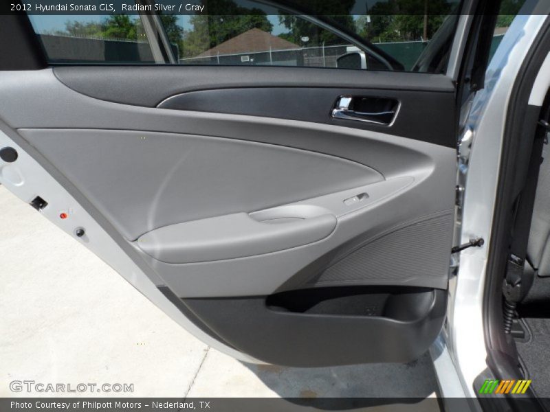 Radiant Silver / Gray 2012 Hyundai Sonata GLS