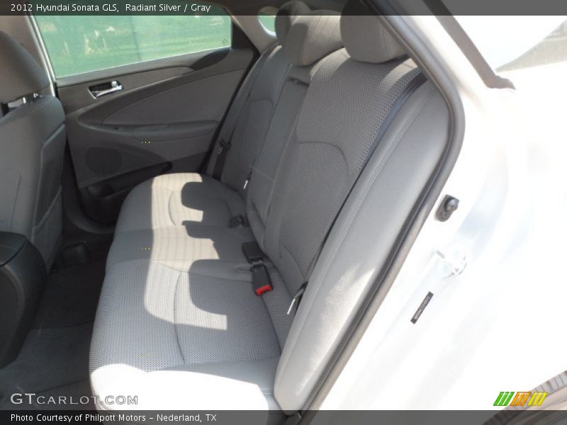 Radiant Silver / Gray 2012 Hyundai Sonata GLS