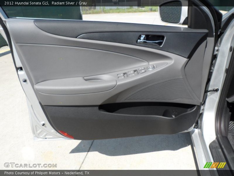 Radiant Silver / Gray 2012 Hyundai Sonata GLS