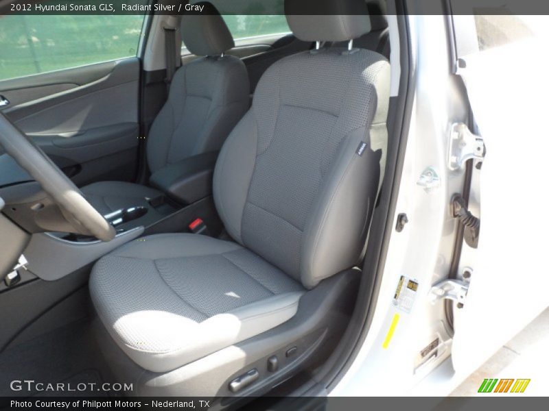 Radiant Silver / Gray 2012 Hyundai Sonata GLS