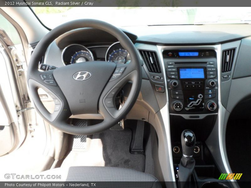 Radiant Silver / Gray 2012 Hyundai Sonata GLS
