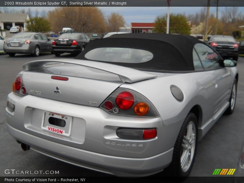 Sterling Silver Metallic / Midnight 2003 Mitsubishi Eclipse Spyder GT