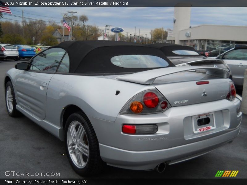 Sterling Silver Metallic / Midnight 2003 Mitsubishi Eclipse Spyder GT