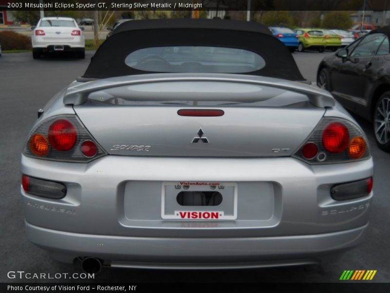 Sterling Silver Metallic / Midnight 2003 Mitsubishi Eclipse Spyder GT