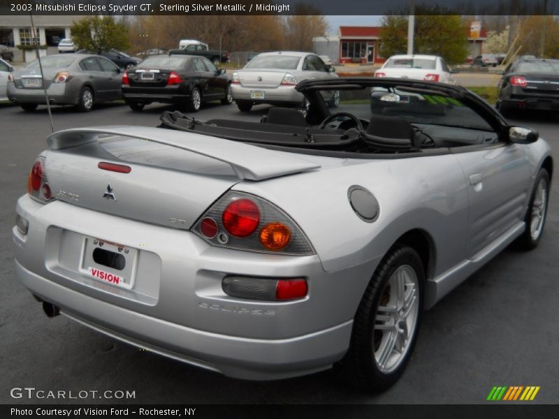 Sterling Silver Metallic / Midnight 2003 Mitsubishi Eclipse Spyder GT