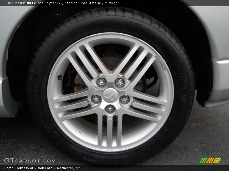 Sterling Silver Metallic / Midnight 2003 Mitsubishi Eclipse Spyder GT