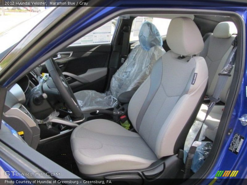 Front Seat of 2012 Veloster 