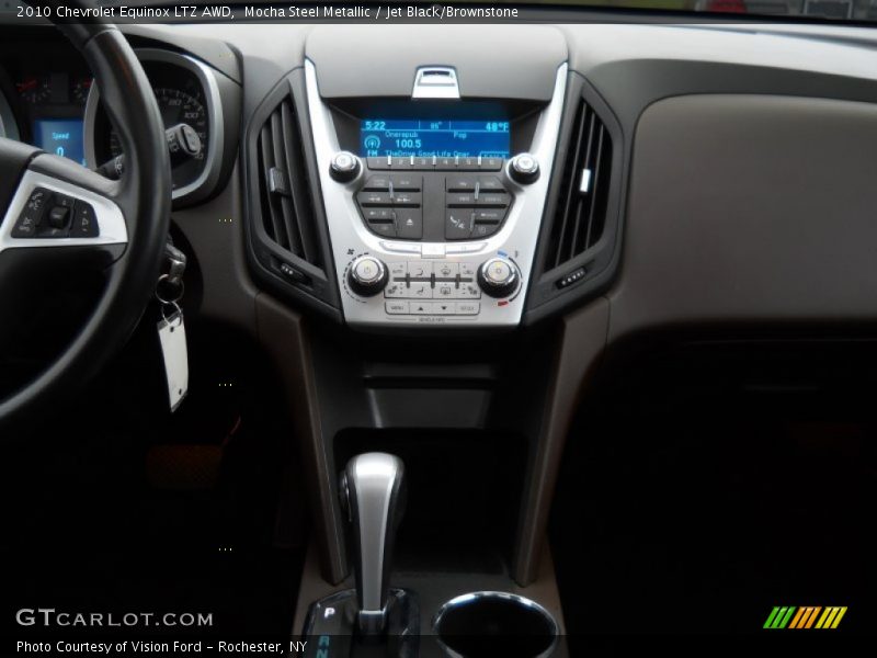Mocha Steel Metallic / Jet Black/Brownstone 2010 Chevrolet Equinox LTZ AWD
