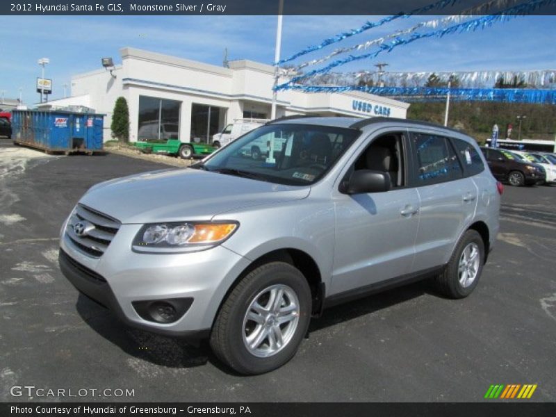 Moonstone Silver / Gray 2012 Hyundai Santa Fe GLS