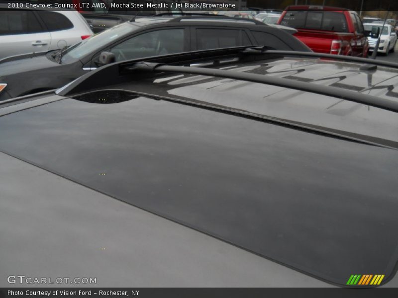 Mocha Steel Metallic / Jet Black/Brownstone 2010 Chevrolet Equinox LTZ AWD