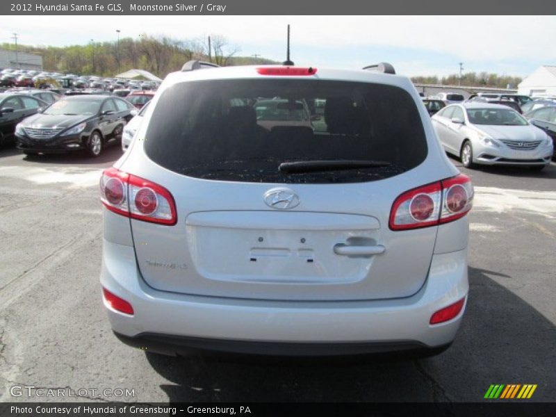 Moonstone Silver / Gray 2012 Hyundai Santa Fe GLS