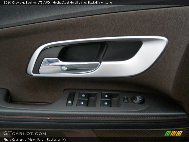Mocha Steel Metallic / Jet Black/Brownstone 2010 Chevrolet Equinox LTZ AWD