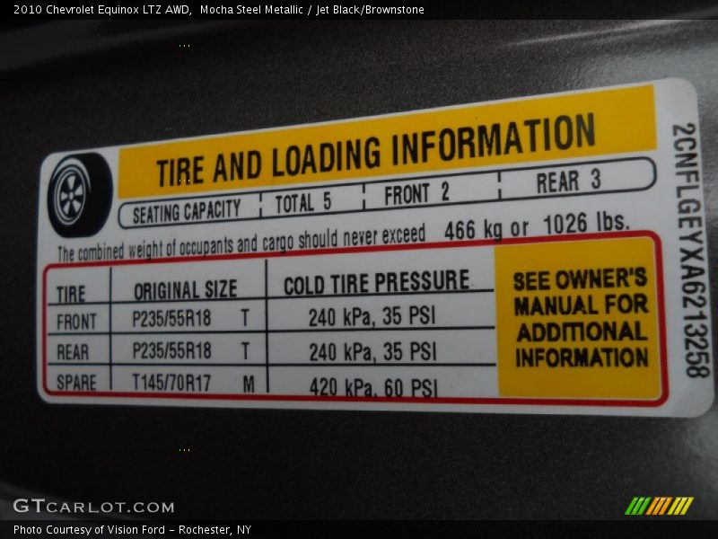 Mocha Steel Metallic / Jet Black/Brownstone 2010 Chevrolet Equinox LTZ AWD