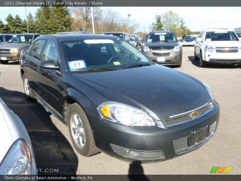 Cyber Gray Metallic / Ebony 2011 Chevrolet Impala LT
