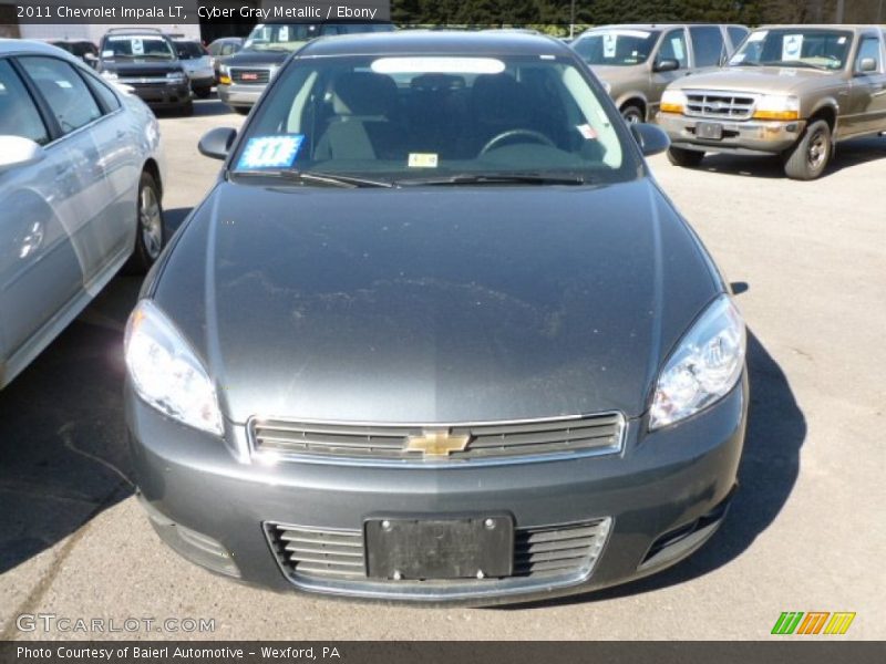 Cyber Gray Metallic / Ebony 2011 Chevrolet Impala LT