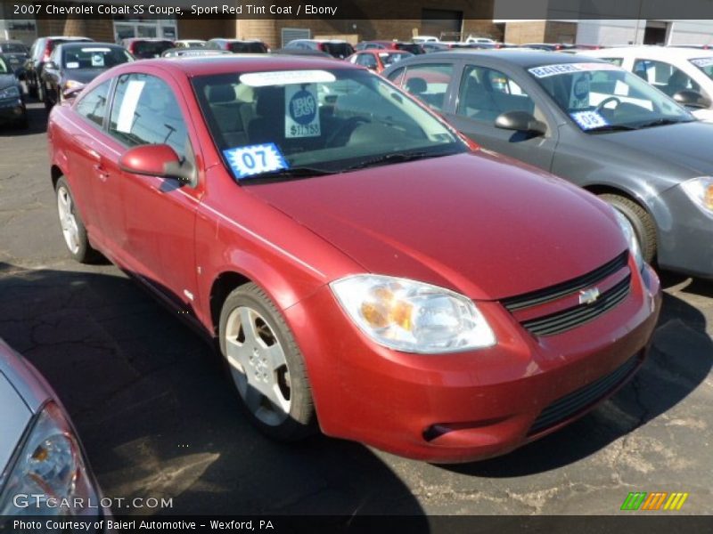 Sport Red Tint Coat / Ebony 2007 Chevrolet Cobalt SS Coupe