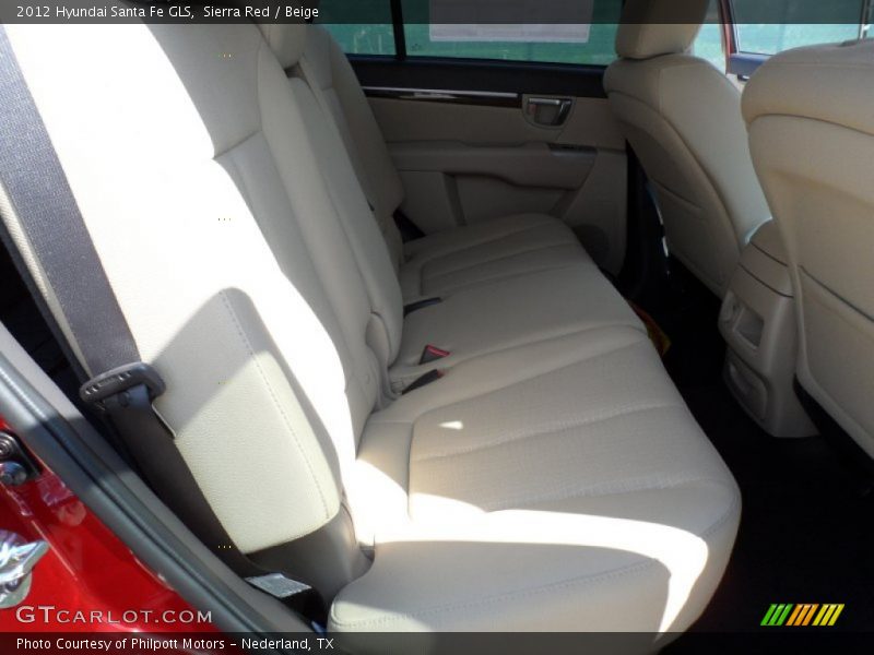 Sierra Red / Beige 2012 Hyundai Santa Fe GLS