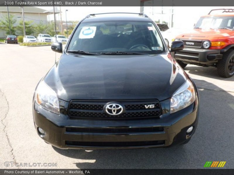 Black / Dark Charcoal 2008 Toyota RAV4 Sport V6 4WD