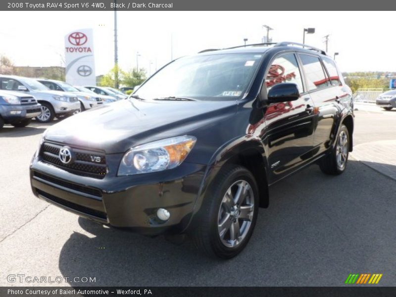 Black / Dark Charcoal 2008 Toyota RAV4 Sport V6 4WD