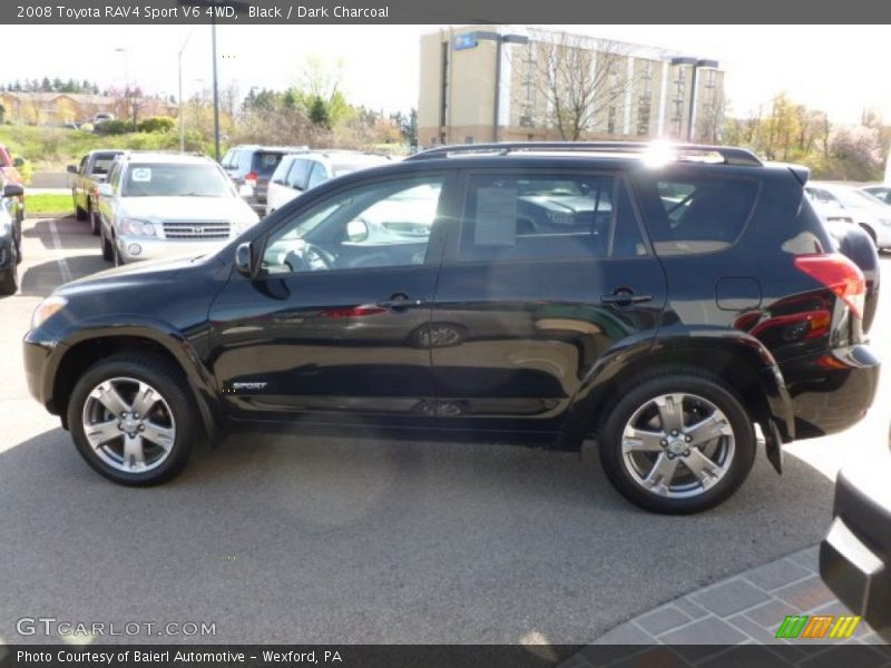 Black / Dark Charcoal 2008 Toyota RAV4 Sport V6 4WD