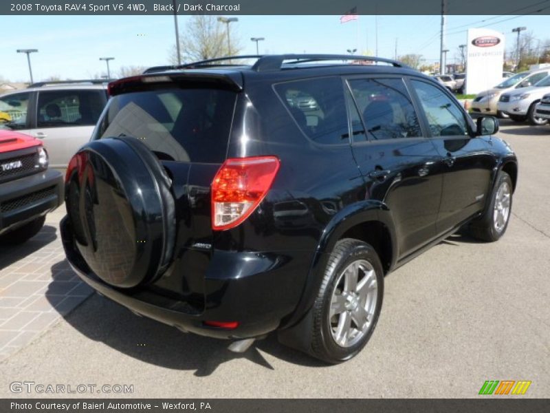 Black / Dark Charcoal 2008 Toyota RAV4 Sport V6 4WD