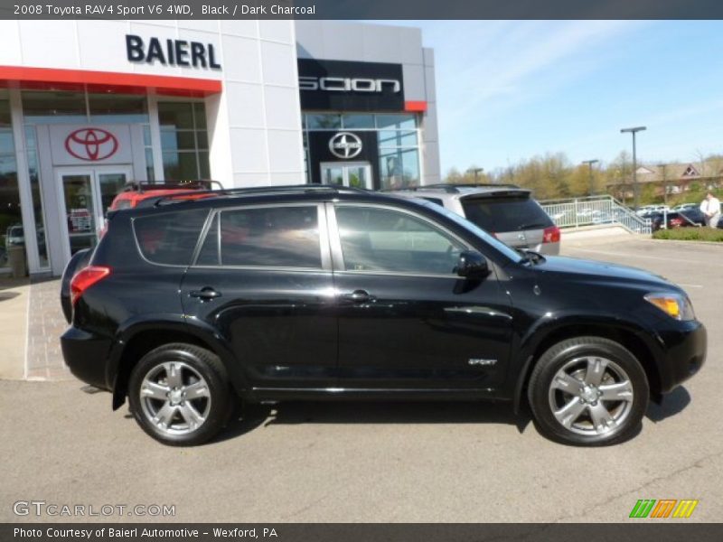 Black / Dark Charcoal 2008 Toyota RAV4 Sport V6 4WD