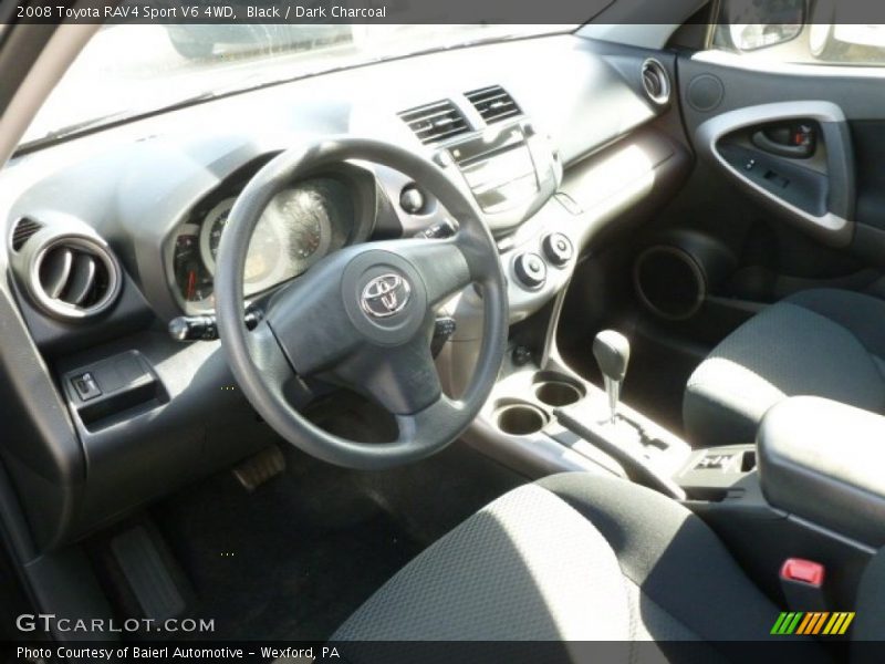 Black / Dark Charcoal 2008 Toyota RAV4 Sport V6 4WD