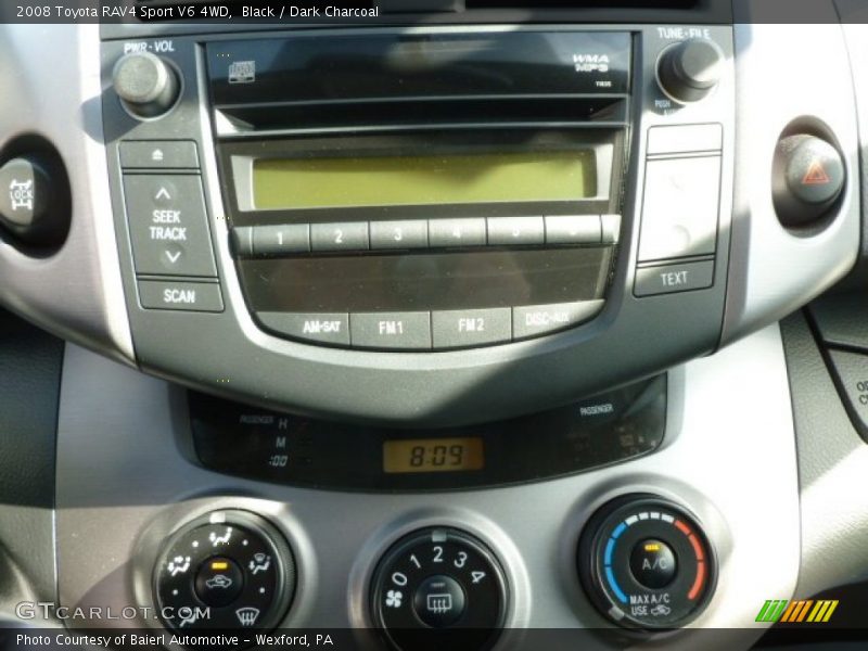 Black / Dark Charcoal 2008 Toyota RAV4 Sport V6 4WD