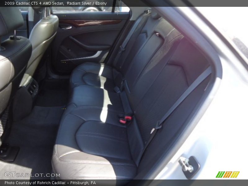 Radiant Silver / Ebony 2009 Cadillac CTS 4 AWD Sedan