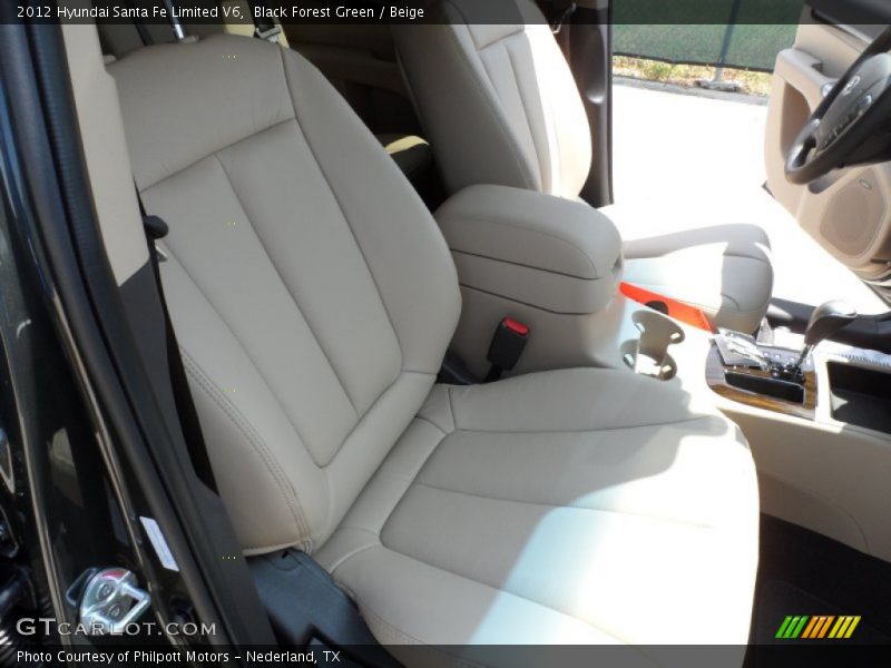 Black Forest Green / Beige 2012 Hyundai Santa Fe Limited V6