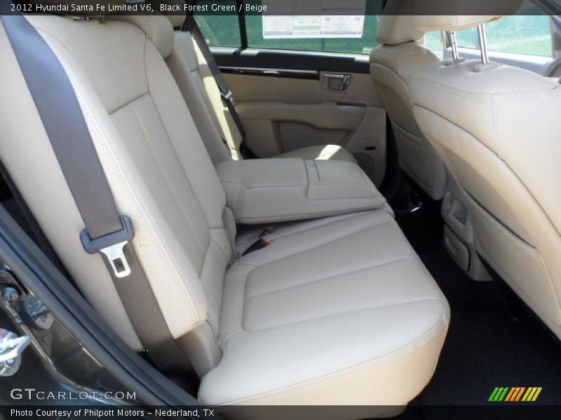 Black Forest Green / Beige 2012 Hyundai Santa Fe Limited V6