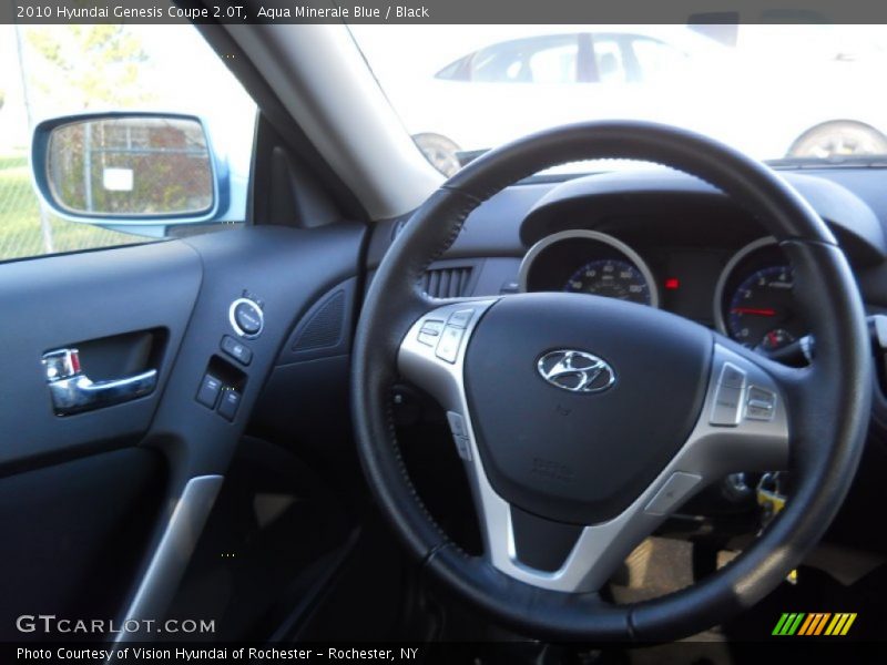 Aqua Minerale Blue / Black 2010 Hyundai Genesis Coupe 2.0T