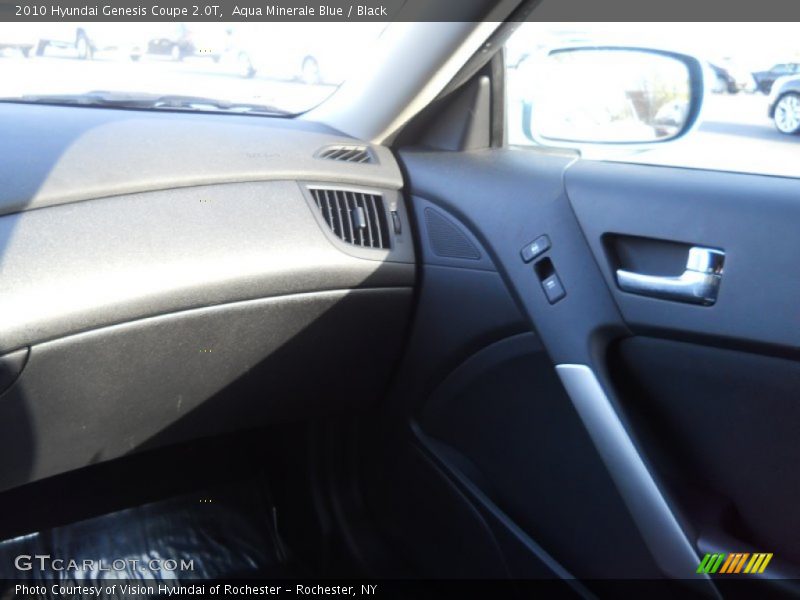 Aqua Minerale Blue / Black 2010 Hyundai Genesis Coupe 2.0T