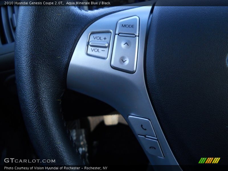 Aqua Minerale Blue / Black 2010 Hyundai Genesis Coupe 2.0T