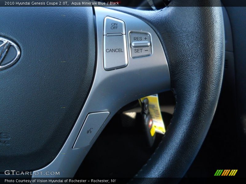 Aqua Minerale Blue / Black 2010 Hyundai Genesis Coupe 2.0T