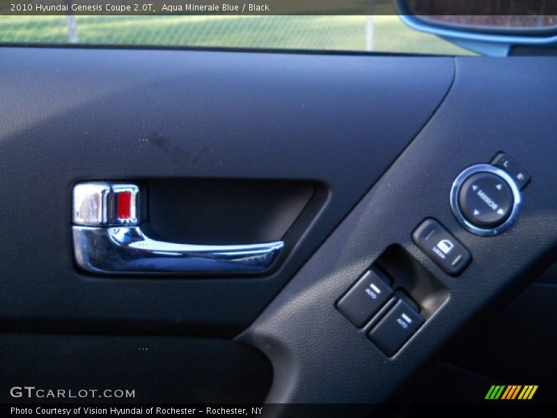 Aqua Minerale Blue / Black 2010 Hyundai Genesis Coupe 2.0T