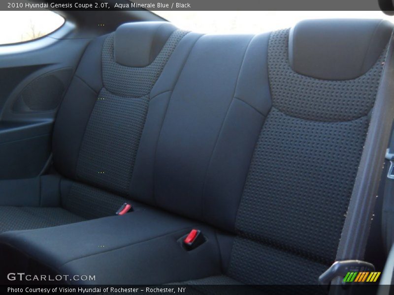 Aqua Minerale Blue / Black 2010 Hyundai Genesis Coupe 2.0T